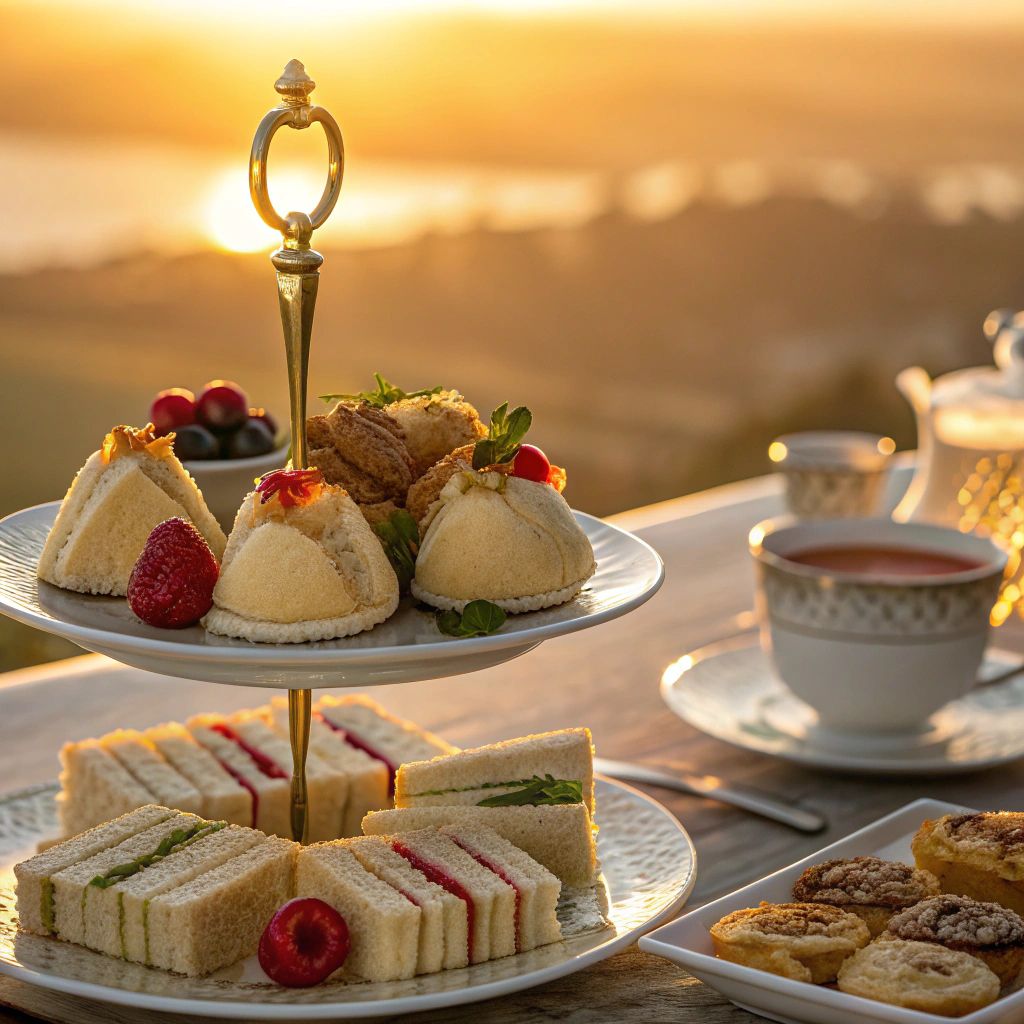 Elegant coffee and tea service